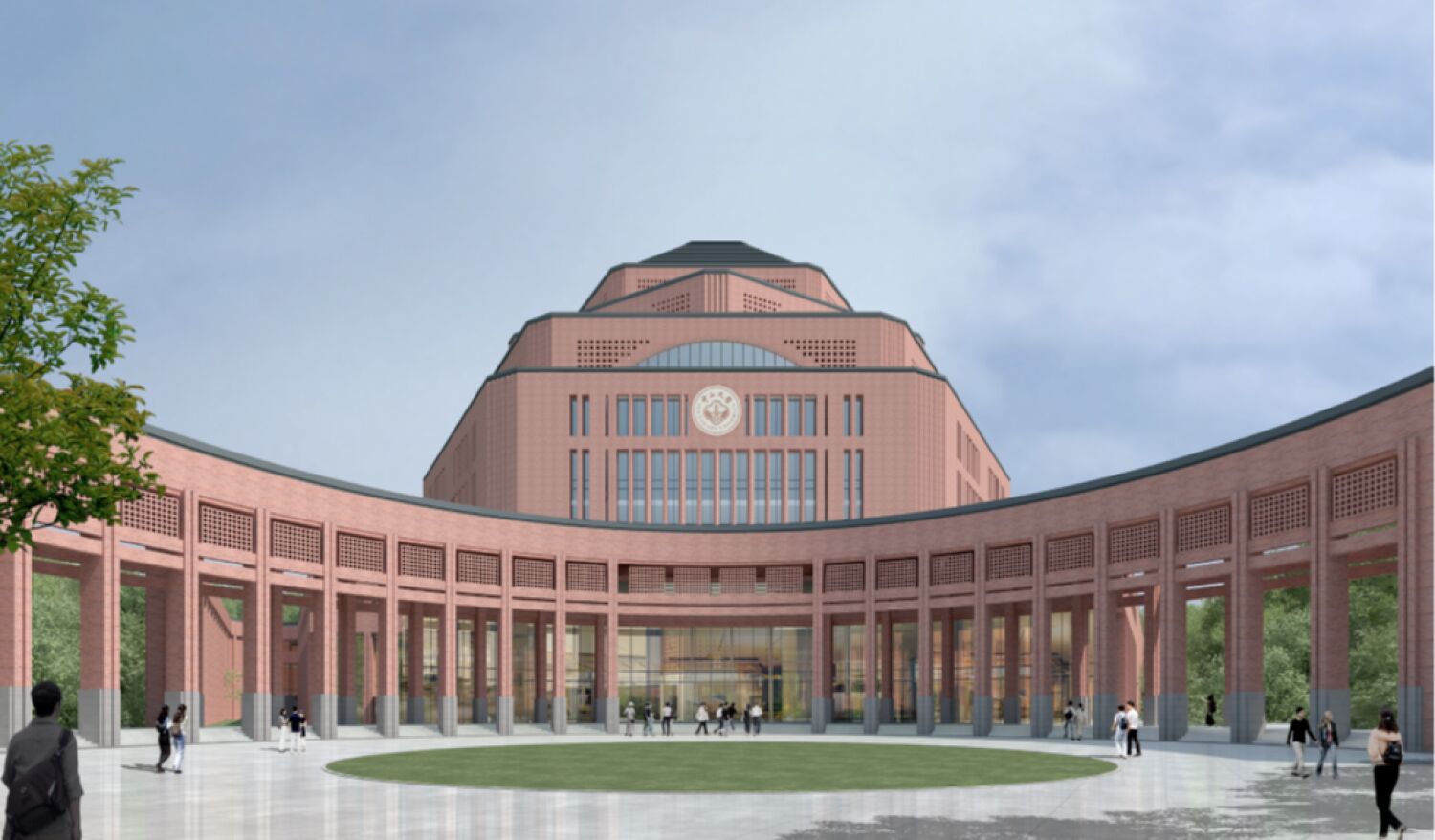 Rendering der Shenzhen Universitätsbibliothek der Sun Yat-sen Universität